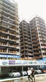 裝配式鋼結(jié)構(gòu)住宅項目 柳州蓮花城保障性住房6號樓封頂